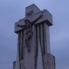 Imagen de La imponente cruz en un pueblo de Buenos Aires que convirtió a un cementerio en uno de los más emblemáticos