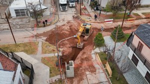 El plan pluvioaluvional sigue hacia el centro de Cutral Co