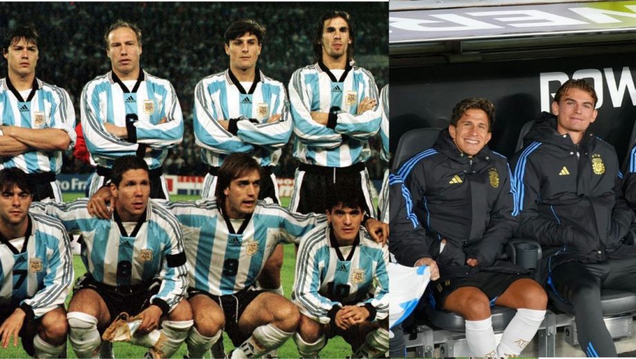 Diego Simeone y Pablo Paz jugaron el Mundial de Francia 1998. Giuliano Simoene y Nico Paz compartirán el de 2026.