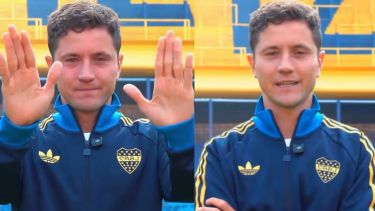 La emotiva despedida de Ander Herrera de Boca Juniors, con lágrimas en sus ojos