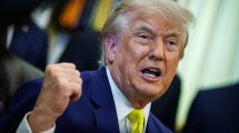 Imagen de Donald Trump anunció un acuerdo con Irán para este domingo, pero Teherán negó que la firma sea inminente