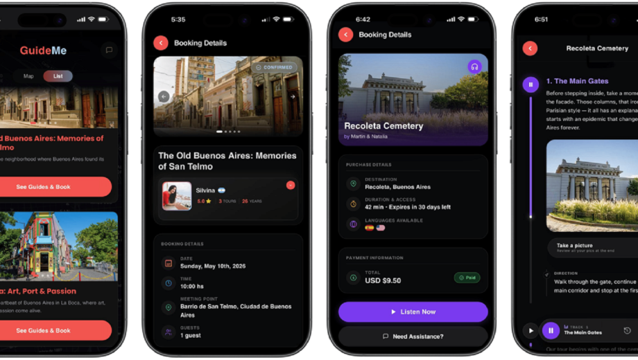 Una app para elegir al guía ideal. 