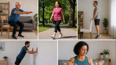 Después de los 60: cinco ejercicios fáciles que los cardiólogos aconsejan hacer todos los días