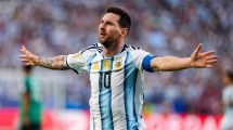 Imagen de Especial Podio Mundial: llevate un póster gigante de Lionel Messi después del debut de la Selección en el Mundial 2026
