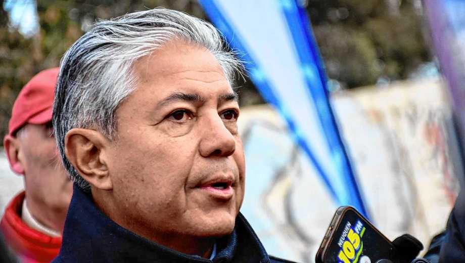 El mandatario resaltó la mejora crediticia. Foto: Matías Subat. 