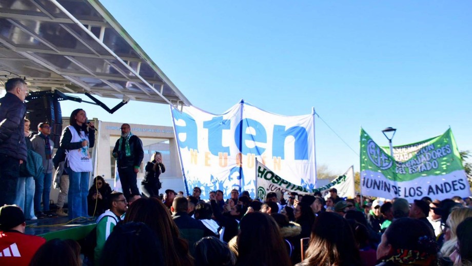 El gremio docente también hará una movilización. Foto: Matías Subat. 