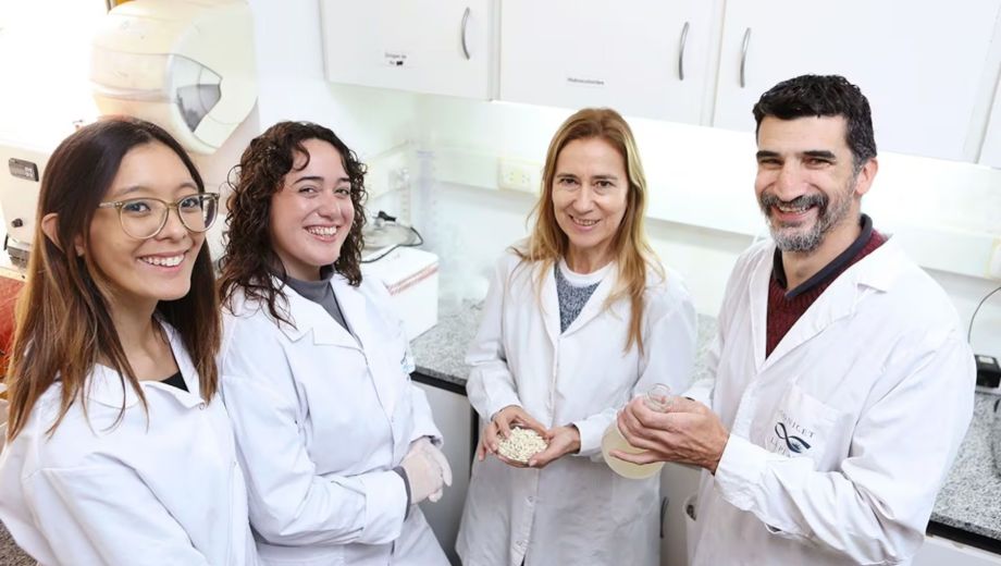 El equipo de investigación trabaja en la valorización de residuos alimentarios para transformarlos en ingredientes funcionales y materiales biodegradables. Foto gentileza UNLP. 
