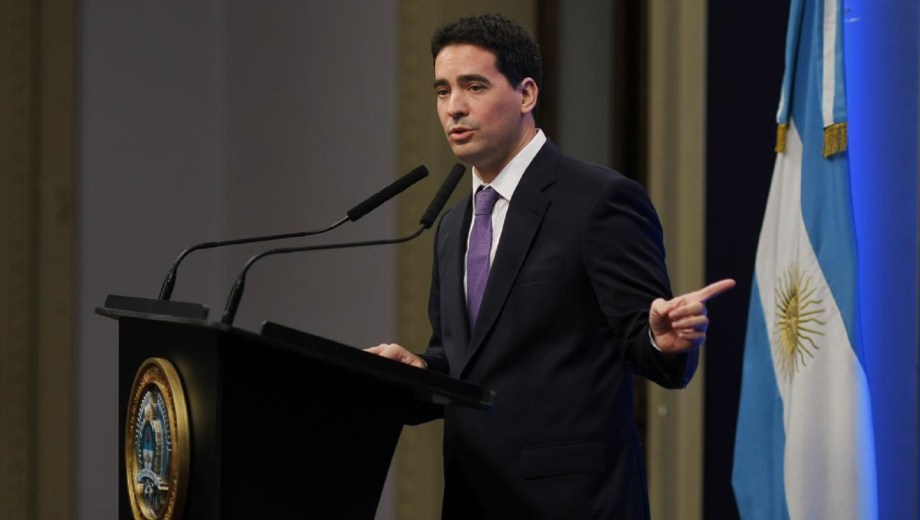 Adrián Ravier, portavoz presidencial. Foto: Clarín Fotografía 