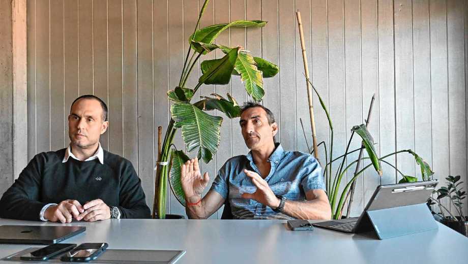 Federico Hardziej (izq.) y Andrés Donnadieu (der.) valoran la posibilidad de crecer desde la Patagonia.