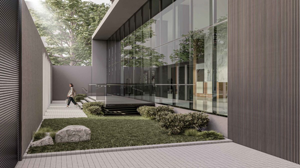 “Torre Libertadores II” contará con un piso completo de 900 m2 de terraza jardín con piscina con cubierta móvil y solárium.