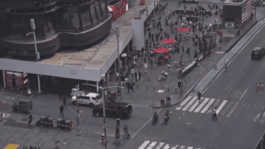 Pánico en Times Square: un herido tras un tiroteo en la zona turística de Nueva York