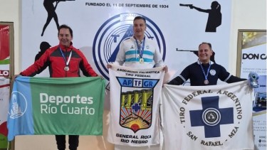 Tiro: Alejandro Villani se subió al podio en el torneo nacional disputado en San Rafael