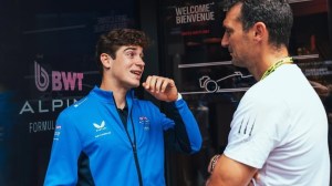Scaloni se rindió ante Colapinto antes del GP de Mónaco de Fórmula 1: «Es lindo esperar para verlo correr»
