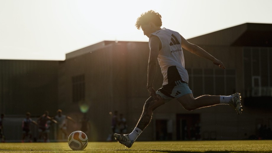 Foto: AFA. Hoy quedó atrás la segunda jornada de entrenamientos. 