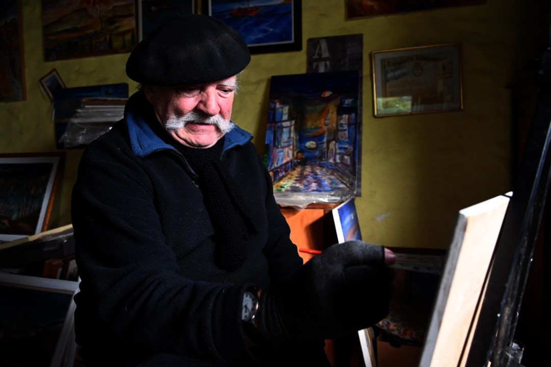 Rodolfo Mastrangelo expuso sus obras en distintos puntos del país y también en Europa. Foto: Marcelo Ochoa.