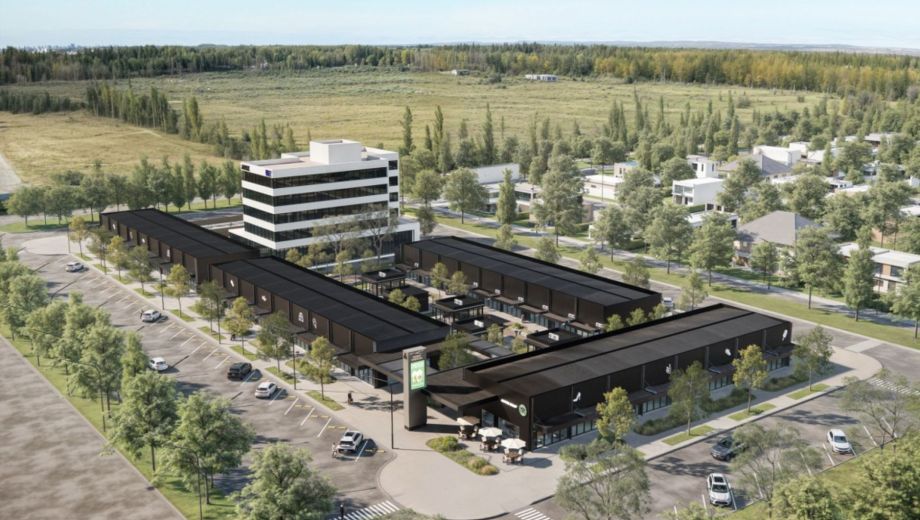 Con gran parte de los lotes y comercios vendidos, el masterplan que busca transformar el este de Cipolletti avanza con las primeras entregas este año. Render: WFS. 