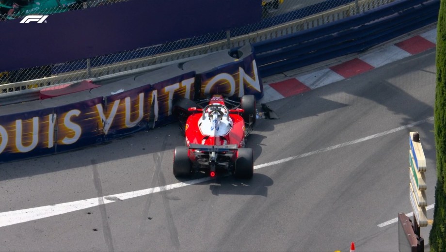 Drama en Mónaco: accidente de Charles Leclerc y bandera roja a poco del  final - Diario Río Negro