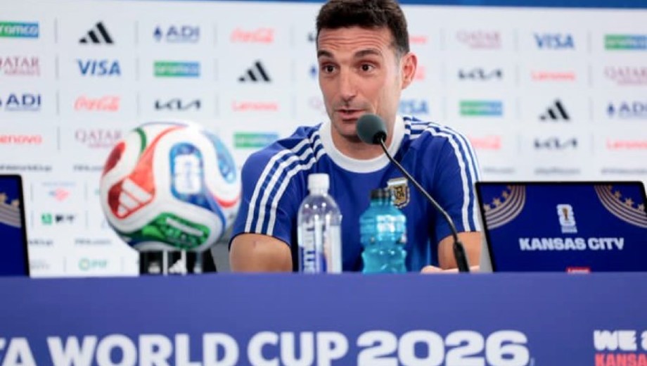 Scaloni brindó una conferencia de prensa en la previa al estreno de Argentina en el Mundial 2026.