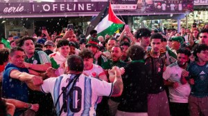 Caos en Nueva York: hinchas argentinos y argelinos, a los golpes en la previa al debut mundialista