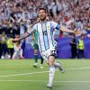Imagen de Lionel Messi después del triplete en el debut: "Todo esto es yapa, estoy disfrutando"