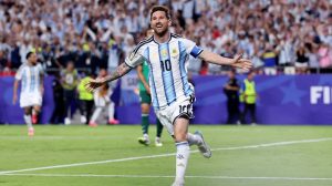 Lionel Messi después del triplete en el debut: «Todo esto es yapa, estoy disfrutando»