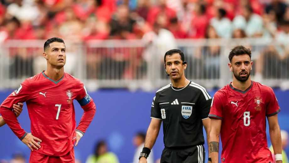 Cristiano Ronaldo, uno de los apuntados tras el empate de Portugal ante RD del Congo.