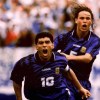 Imagen de Maradona, Grecia y un grito eterno: el último gol de Diego con la camiseta argentina en un Mundial