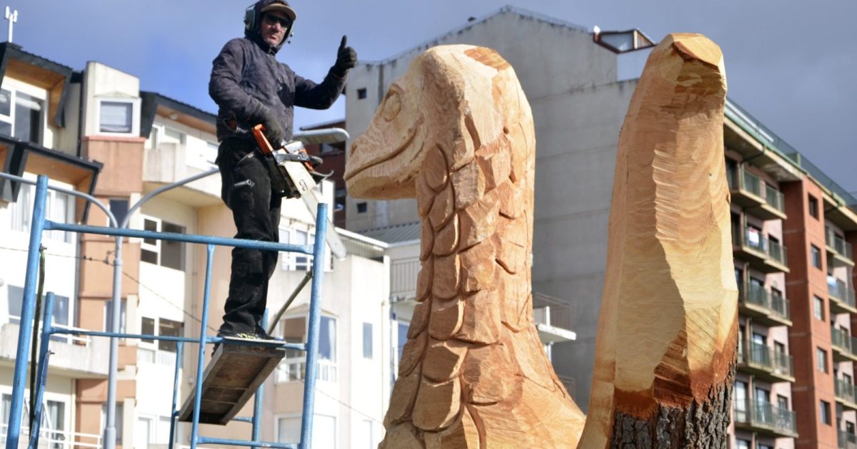 Se erigirá una escultura de Messi en tronco de 4 metros en Bariloche