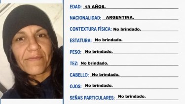 Desaparición en Roca: piden colaboración para encontrar a una mujer de 44 años
