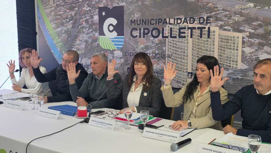 El proyecto fue aprobado por unanimidad. Foto: Concejo Deliberante de Cipolletti. 