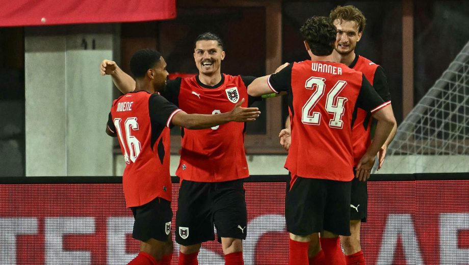 Marcel Sabitzer, el capitán de Austria, marcó el gol de la victoria frente a Túnez. (Foto: AFP)