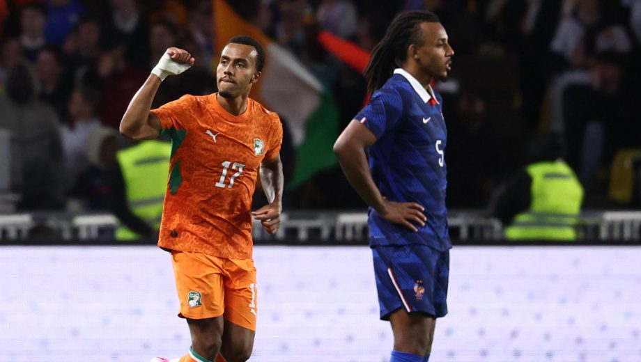 Guela Doué, hermano de Desire, fue la figura de Costa de Marfil con un gol y una asistencia. (Foto: AFP)