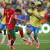 Imagen de Brasil y Marruecos empatan 1-1 en uno de los mejores partidos de la primera fase