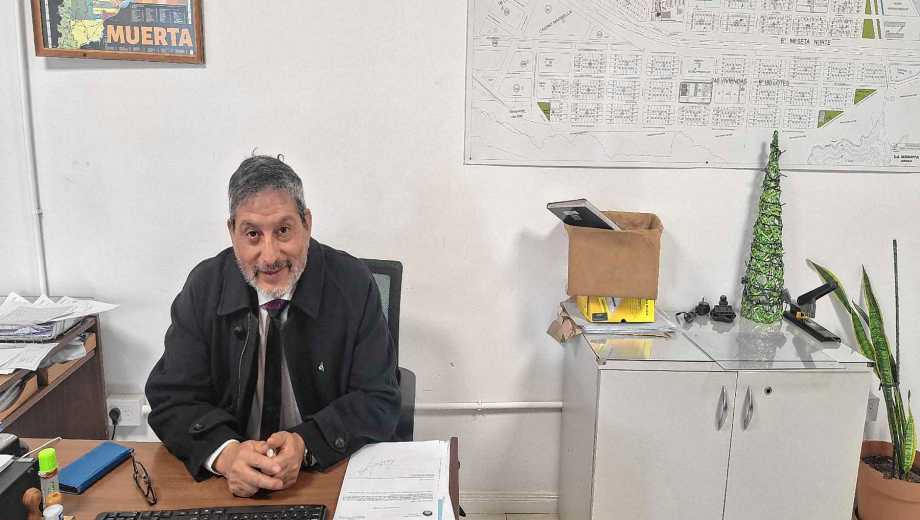 Aldo Alfaro, juez de paz de Añelo.