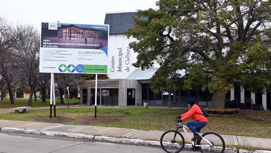 Ampliación del Centro de Cultura de Viedma, previsto para el periodo de 2026-2028. Foto: Marcelo Ochoa