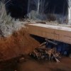 Imagen de Grave accidente en Ruta 7, cerca de El Chañar: un auto cayó al canal de riego, cómo están los heridos