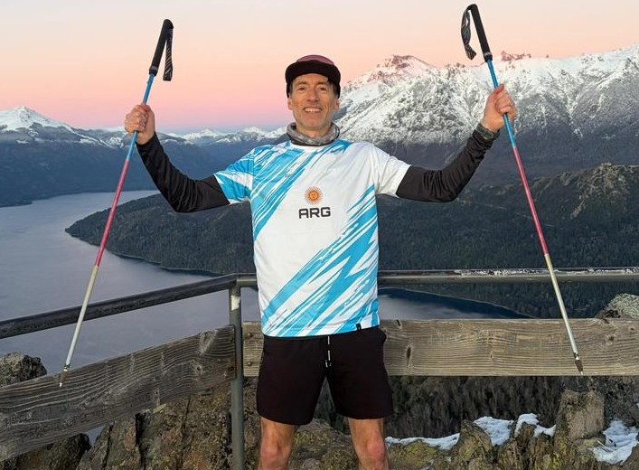Emiliano corre desde pequeño, pero de grande, se apasionó por las carreras en las montañas. Foto: gentileza