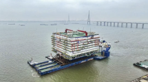 Imagen de China lo hizo de nuevo: creó la mayor estación conversora de energía eólica offshore del mundo