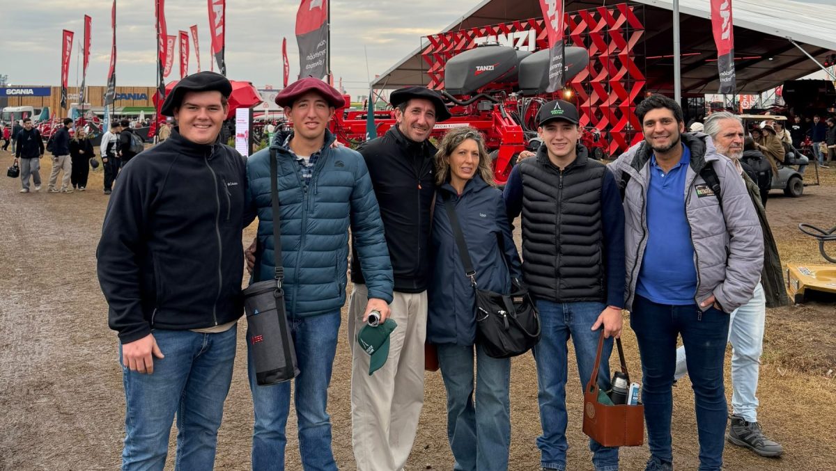 La familia Giretti, de Río Negro, presente en Agroactiva 2026.
