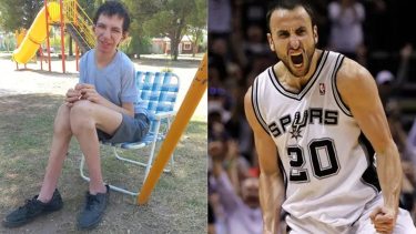 Qué le regaló Manu Ginóbili a Yamir: el gesto del exNBA con el joven de Río Negro de 2,30 metros
