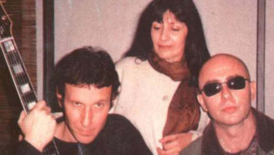 Skay Beilinson, la Negra Poli y el Indio Solari, en los tiempos de armonía con Los Redondos. Foto: archivo de TN.
