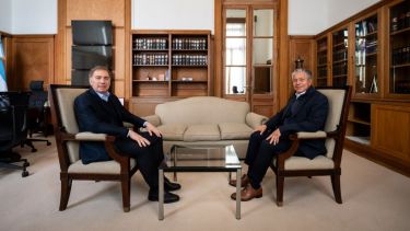 Cumbre por la reforma electoral: Diego Santilli se reunió con Rolando Figueroa en Casa Rosada este martes 9