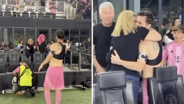 La última aparición pública de Jorge Messi junto a Lionel antes de la preocupación por su salud