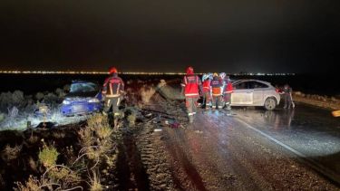 Choque fatal en la costa de Chubut: murió una mujer y dos personas fueron hospitalizadas este miércoles