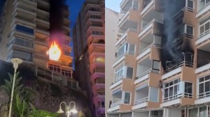 Un argentino murió en el incendio de un edificio en España: hubo otra víctima fatal y decenas de heridos