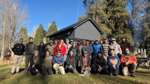 Guías de pesca del parque Nahuel Huapi cumplieron una nueva jornada de limpieza de la costa del río Limay