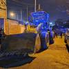Imagen de Video | Tras el triunfo de Argentina chocó con una pala cargadora varios autos y dejó dos heridos en Entre Ríos
