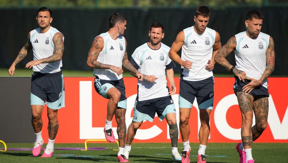La Albiceleste se entrenará en Kansas este martes, de cara al partido del viernes.