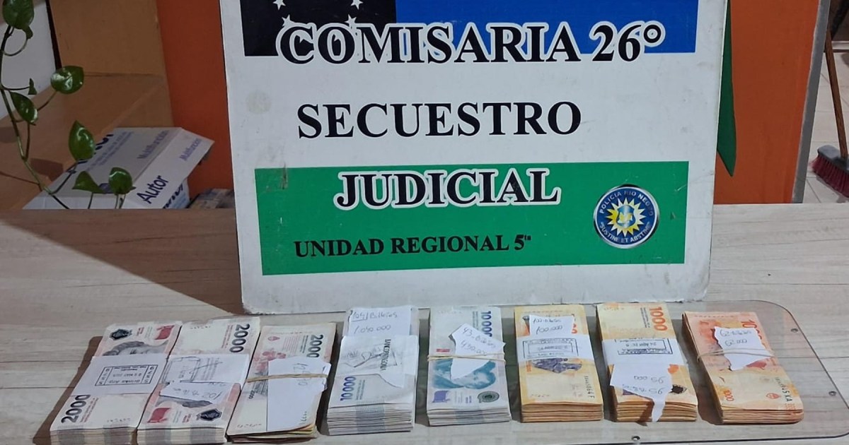 Entradera en Fernández Oro: lo detuvieron a un con dinero, un arma y objetos robados tras una fuga