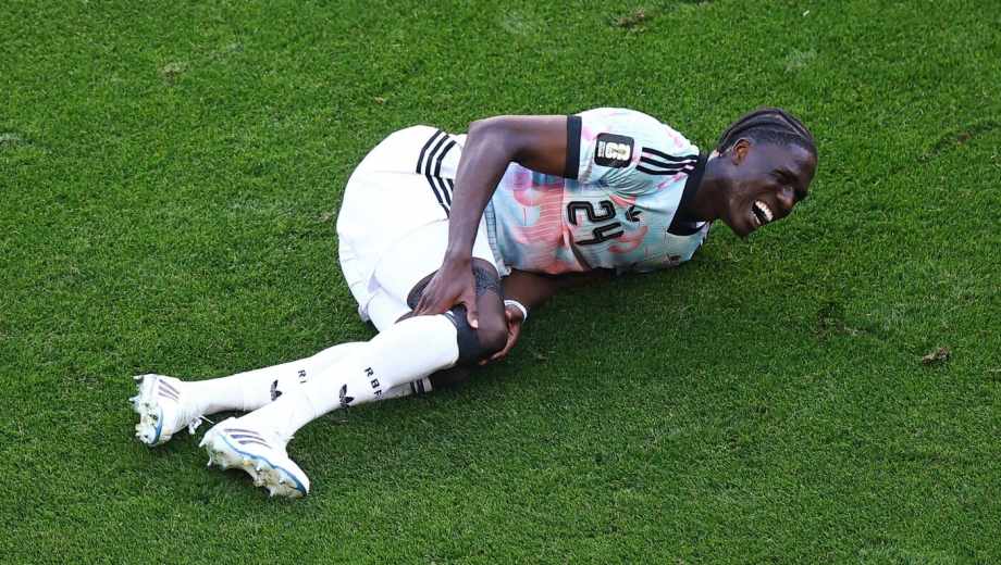 El dolor de Onana, que se lesionó desafortunadamente ante Estados Unidos. 